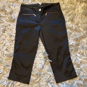 Satin Zipper Pants